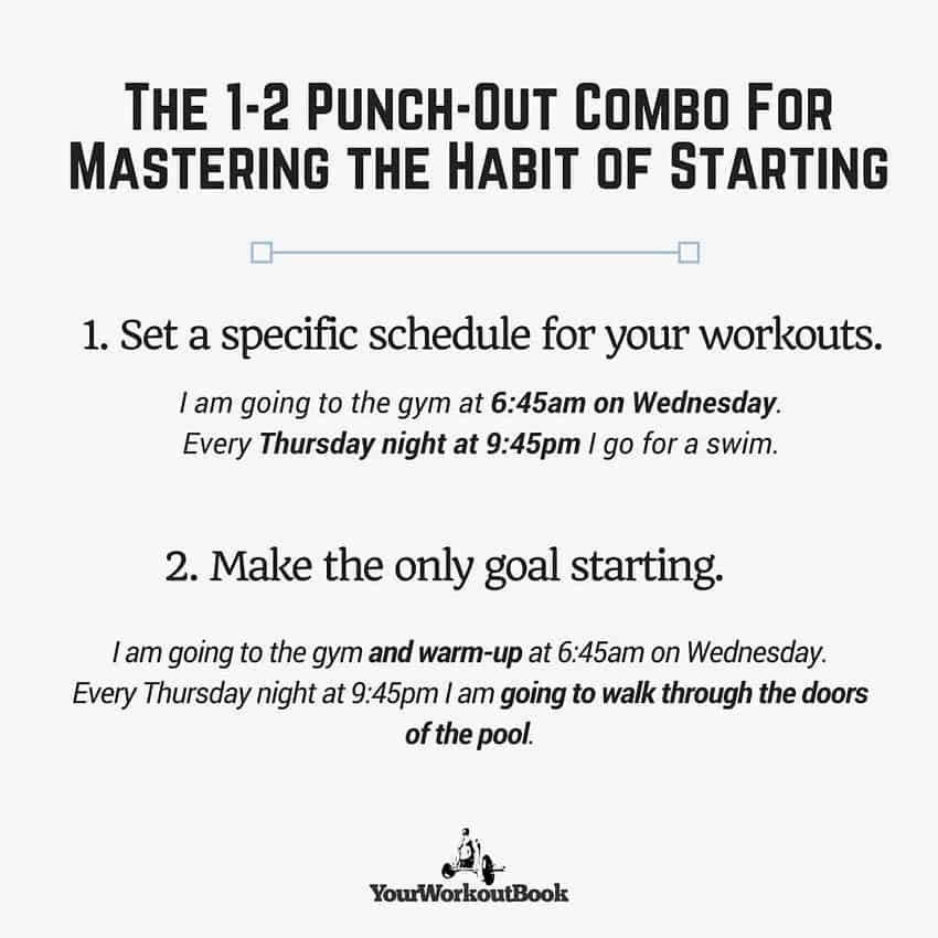 Conquer Your Workouts By Mastering the Habit of Starting