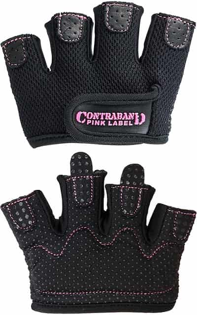 Best Weight Lifting Gloves for Women - Contraband Pink Label 5537 Micro Gloves