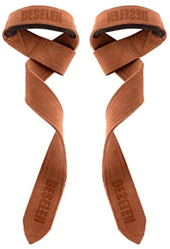 Best leather lifting straps - Deselen Weight Lifting Leather Straps