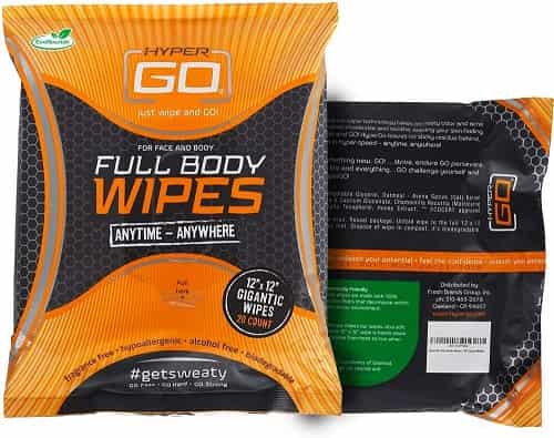 Best Travel Fitness Equipment - HyperGo Full Body Wipes