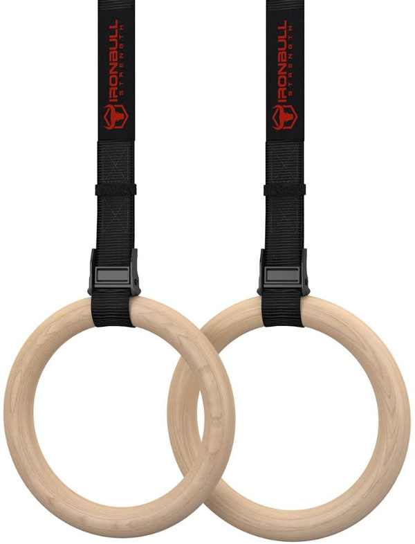 Iron Bull Wooden Gymnastic Rings