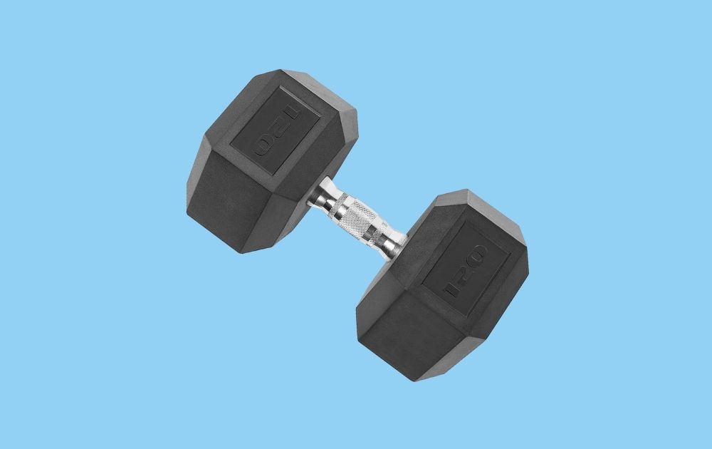 CAP Barbell Rubber Hex Dumbbells