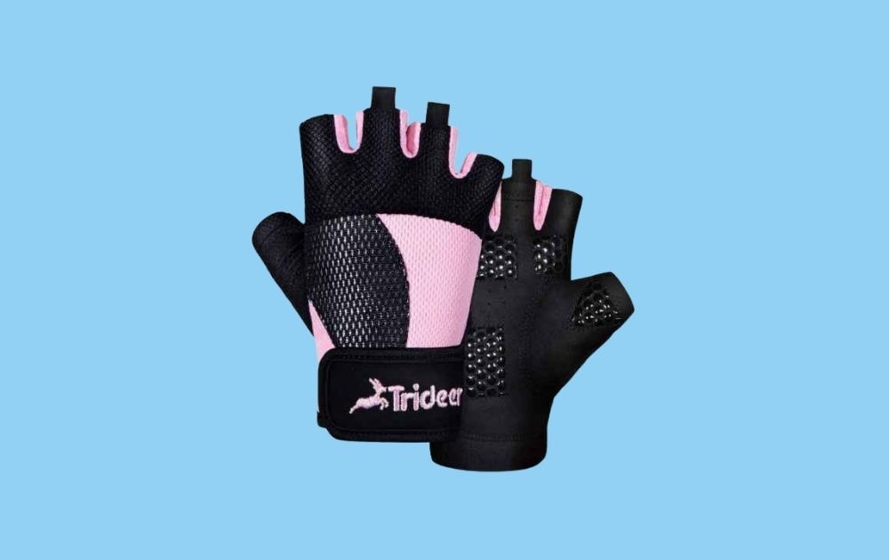 LeerKing Workout Gloves Women Cycling Gloves Padded Shock-Absorbing Gym Grip Weight Lifting Exercise Fitness Training Accessories 