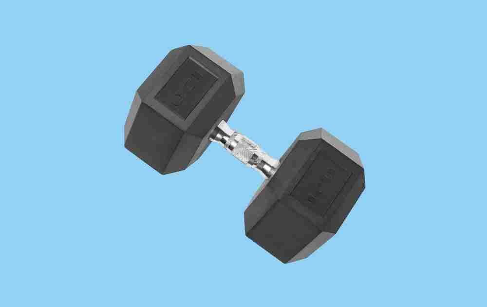 CAP Barbell Hex Rubber Dumbbells