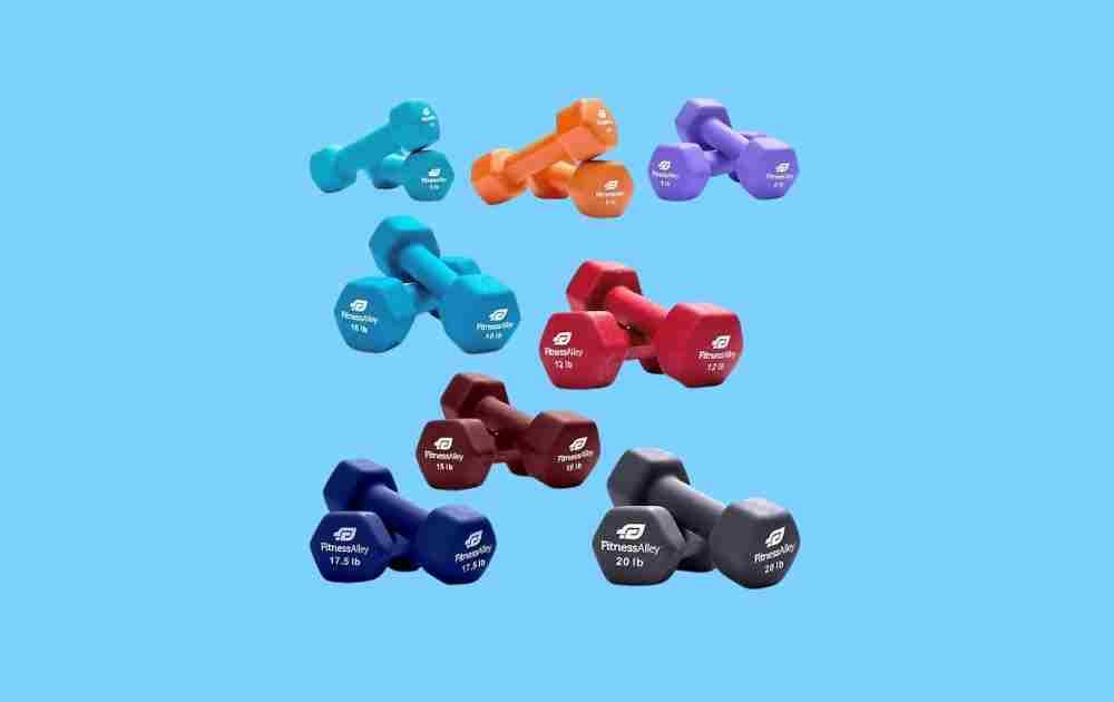 Fitness Alley Neoprene Dumbbell Set