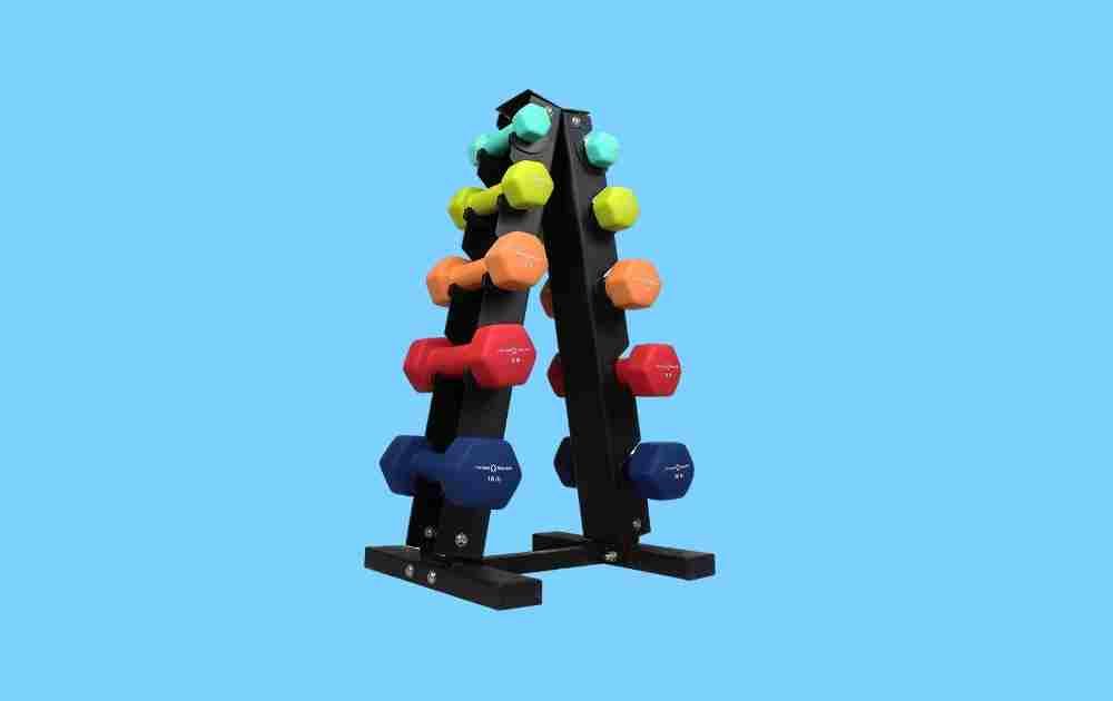 Fitness Republic Dumbbell Set with Steel Rack