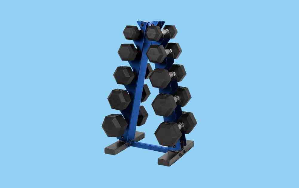 CAP Barbell 150-pound Rubber Hex Dumbbell Set