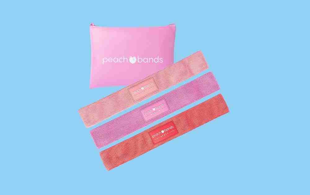 Peach Bands Fabric Resistance Booty Bands