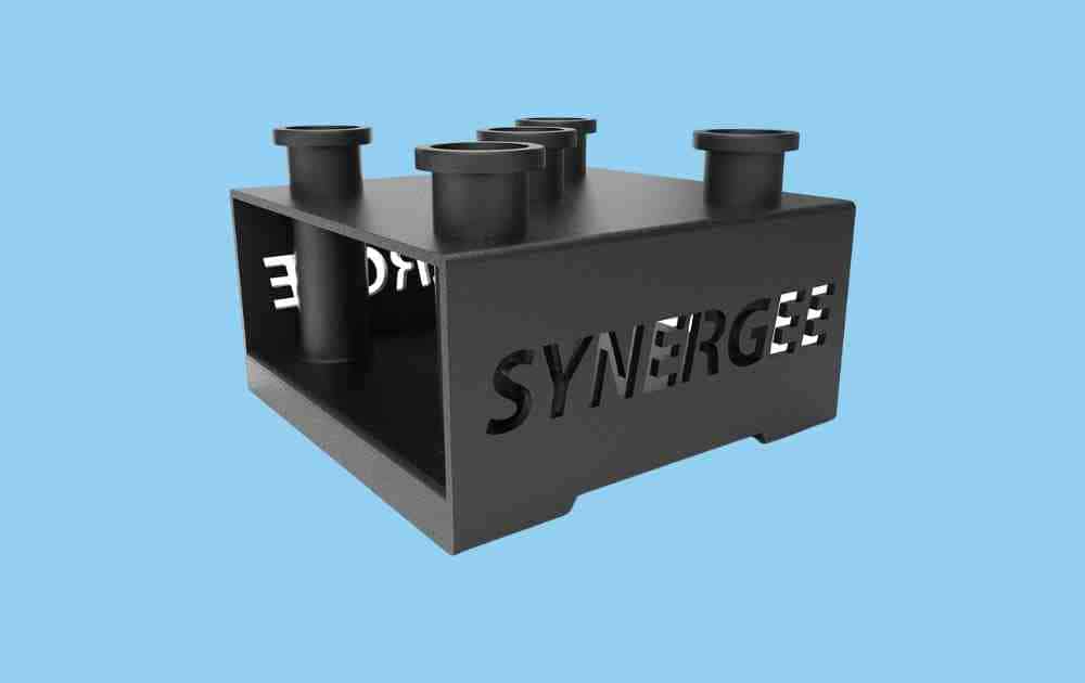 Synergee 5-Barbell Vertical Bar Holder