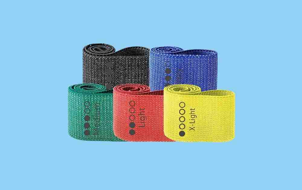 WODSKAI Fitness Fabric Resistance Loop Bands