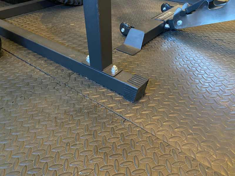 Power rack flooring