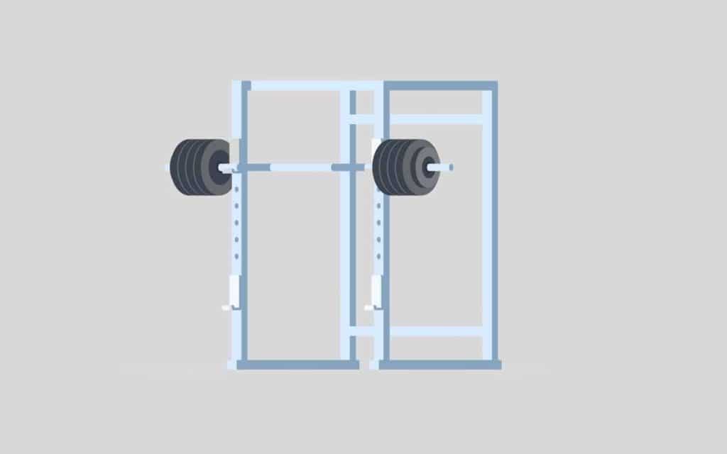 What is a flat foot power rack