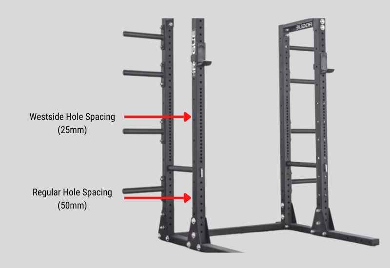 Rogue HR-2 Half Rack - Hole Spacing