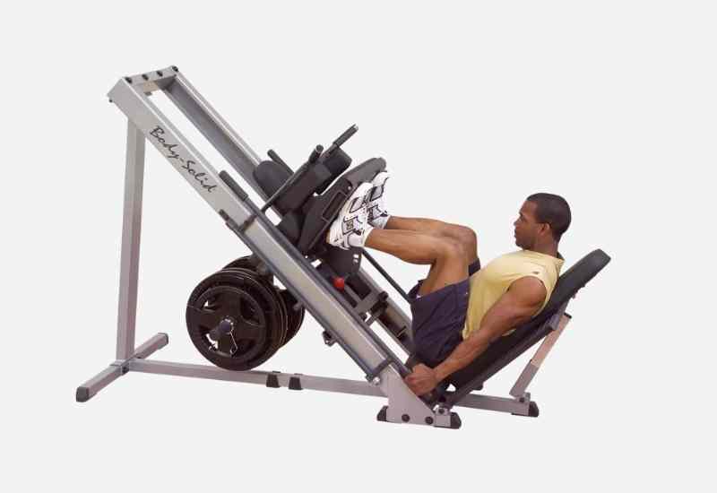 Body-Solid Hack Squat Machine with Leg Press