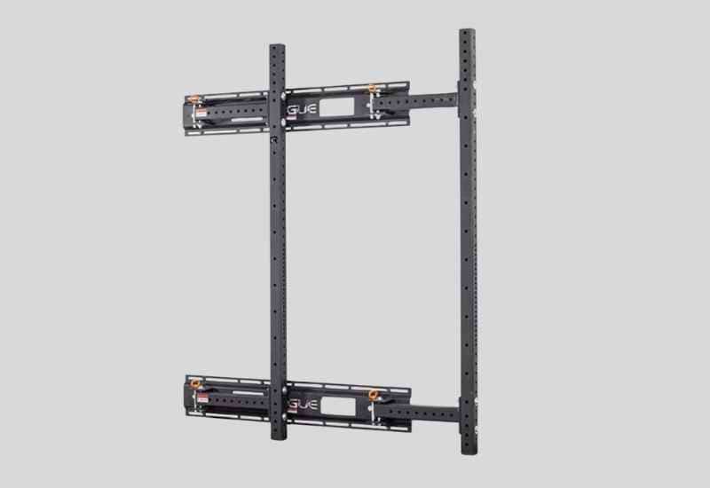 Rogue RML-3W Fold Back Squat Rack - Folded Out