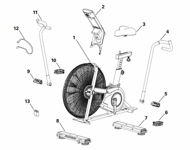 schwinn ad7 assembly