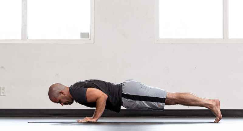 Beginner Yoga Pose #7 Chaturanga - Prone