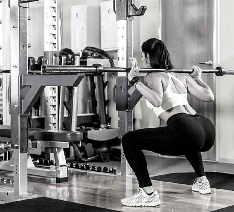 Glute Exercises Squat Rack