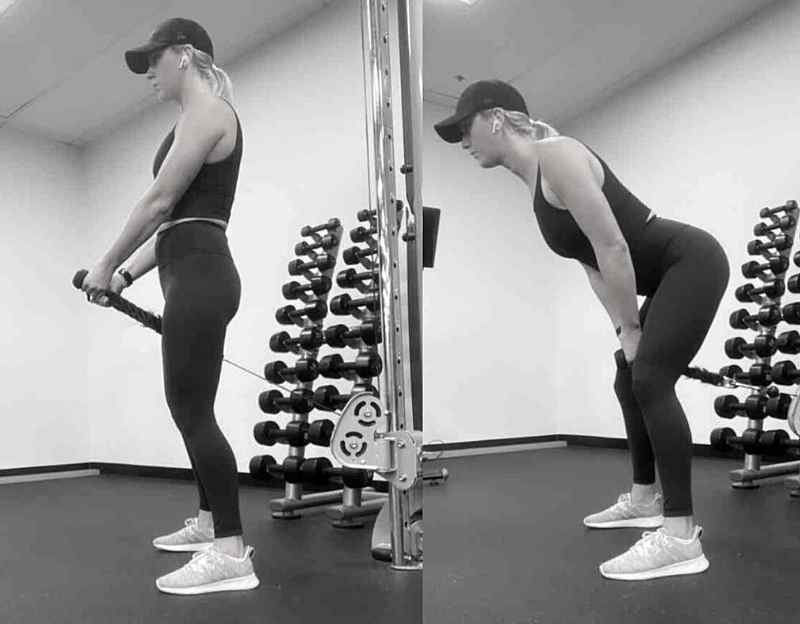 Gym Machines for Glutes - Cable Pull-through