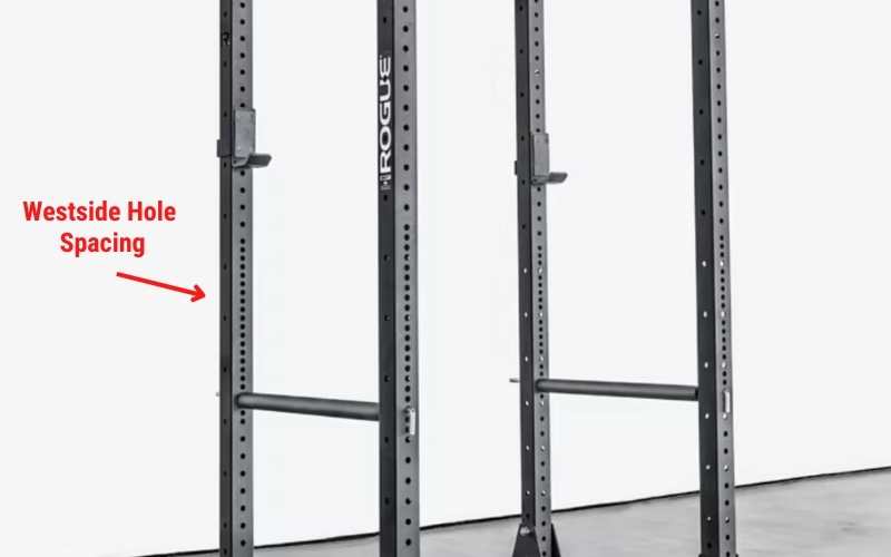 Rogue RML-390F Power Rack - Westside Hole Spacing