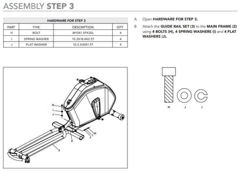 Horizon Fitness 7.0 AE Elliptical - Assembly Instructions