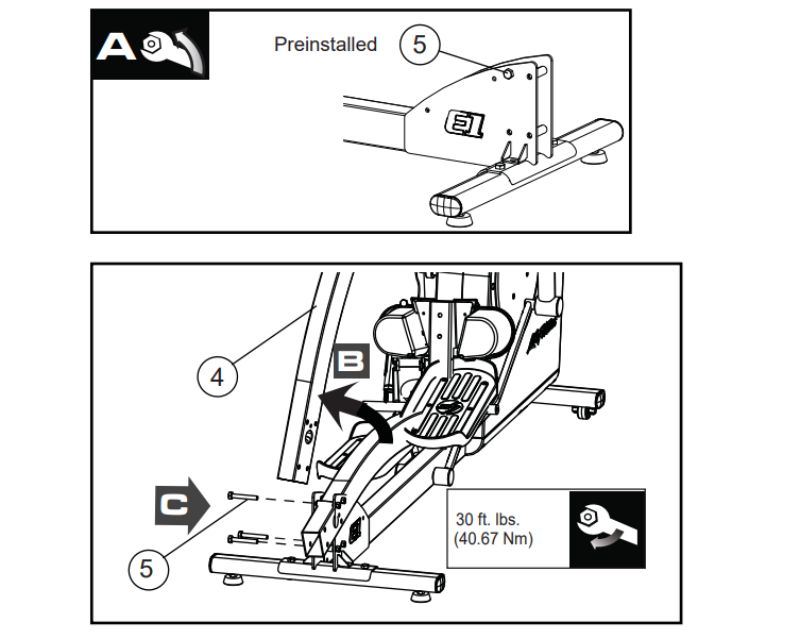 Life Fitness E1 Elliptical Cross-Trainer - Assembly Manual