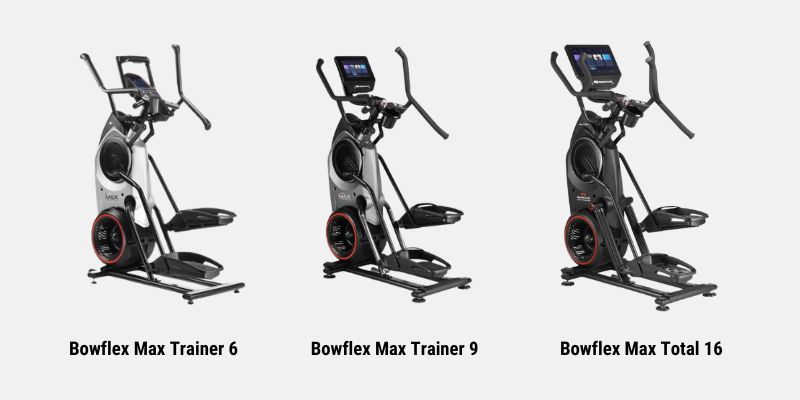 Bowflex Max Total 16 vs Other Bowflex Ellipticals