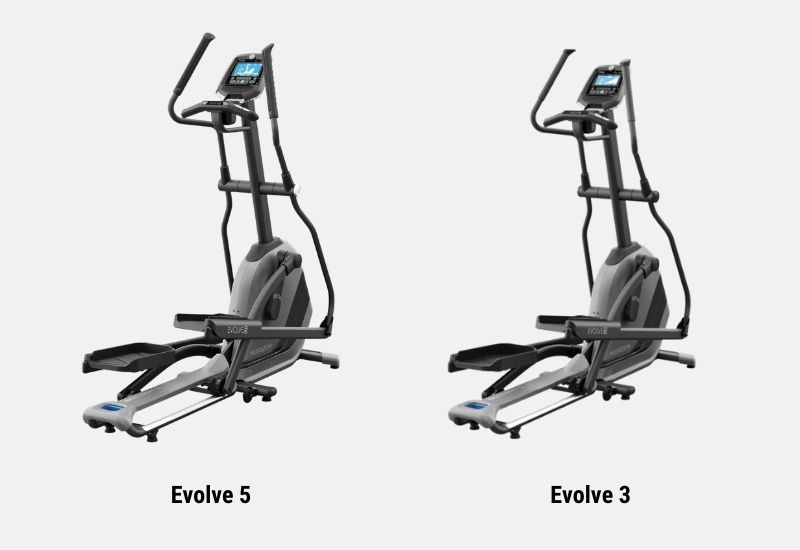 Horizon Fitness Evolve 5 Elliptical - Evolve 5 vs Evolve 3