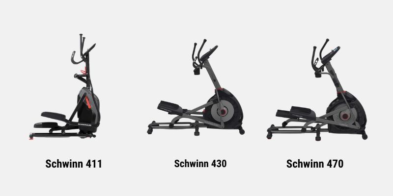 Schwinn 430 Elliptical Trainer vs Other Schwinn Ellipticals