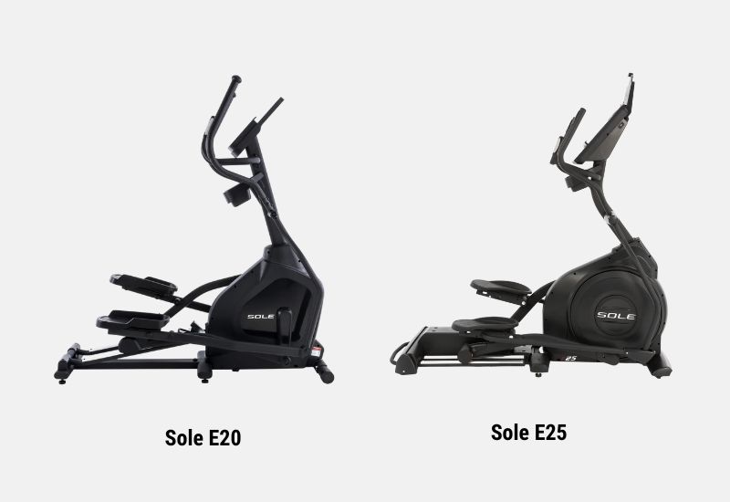 Sole Fitness E20 Elliptical vs Sole E25 Elliptical