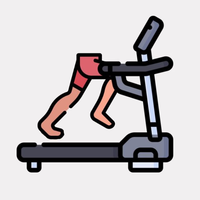 Running Barefoot on Treadmill Machine