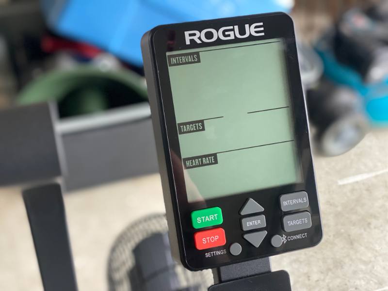Rogue Echo Bike Review - LCD Display