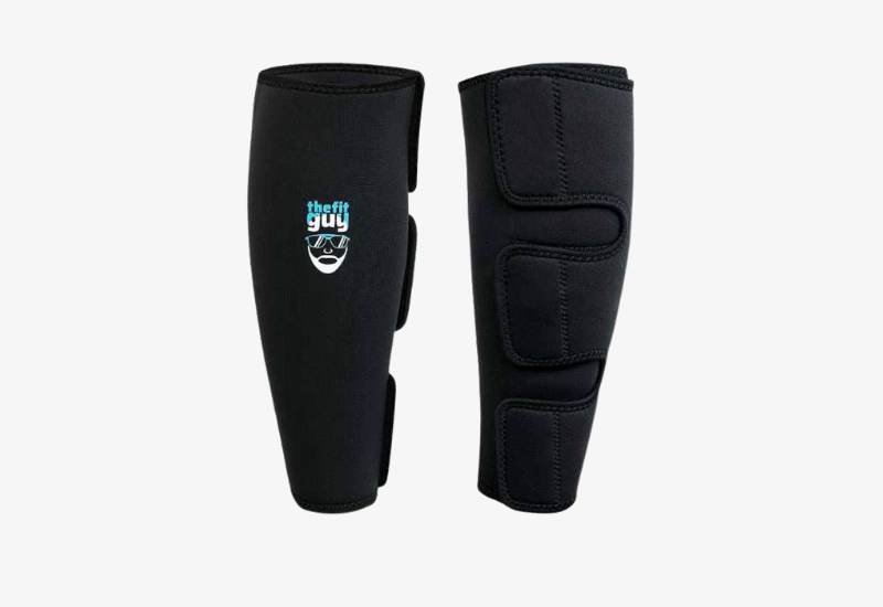 The Fit Guy Deadlifting Shin Guards