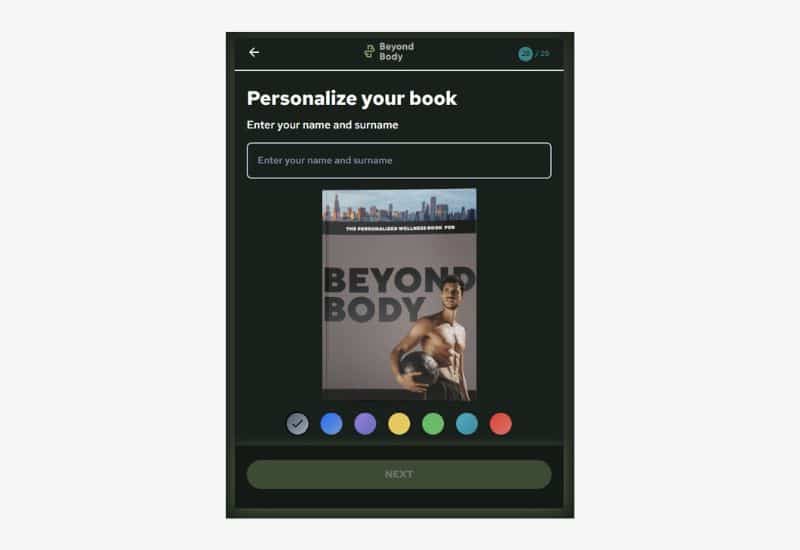 Beyond Body Review - Personalization