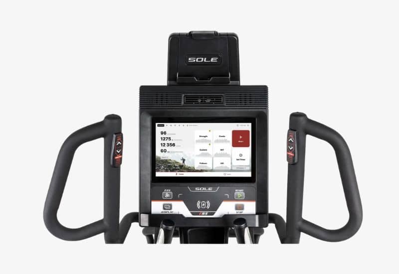 Best Elliptical Machines - Sole E95 Screen