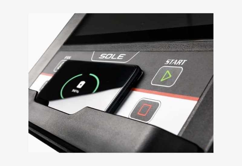 Sole E95 Elliptical Review - Wireless Charging